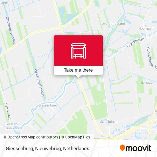 Giessenburg, Nieuwebrug map