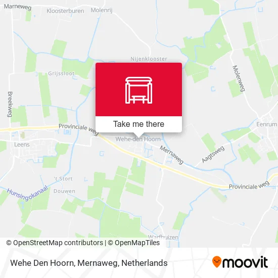 Wehe Den Hoorn, Mernaweg Karte