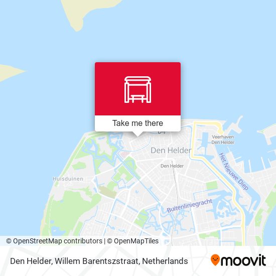 Den Helder, Willem Barentszstraat map