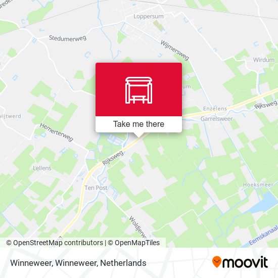 Winneweer, Winneweer map