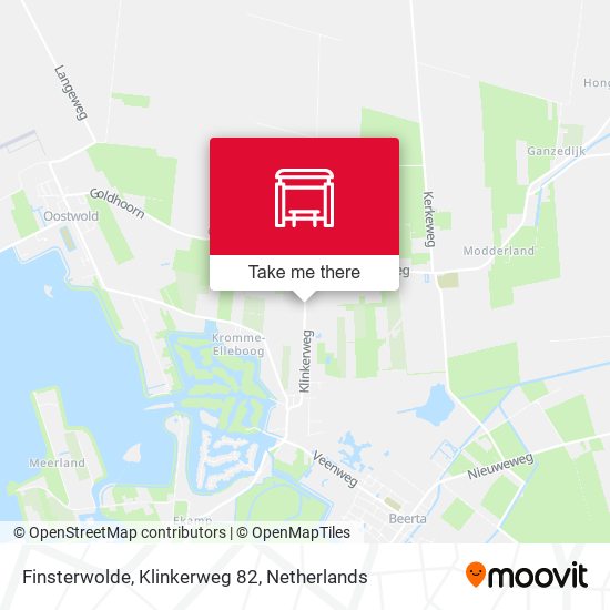 Finsterwolde, Klinkerweg 82 map