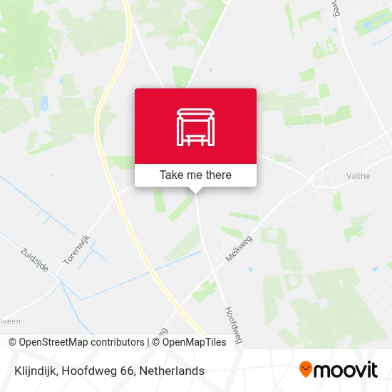 Klijndijk, Hoofdweg 66 map