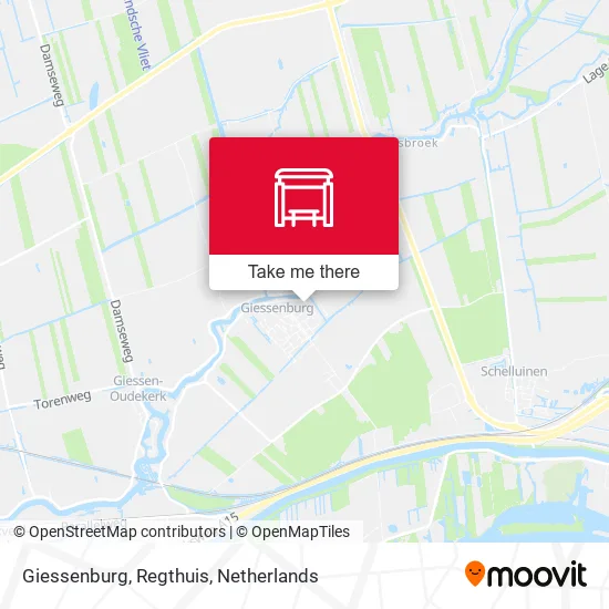Giessenburg, Regthuis map