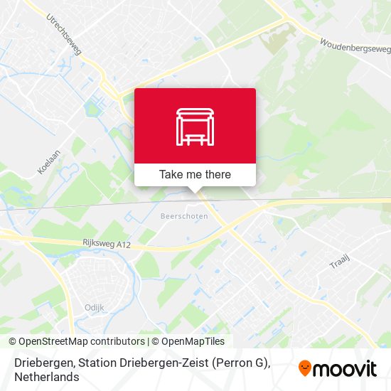 Driebergen, Station Driebergen-Zeist (Perron G) map