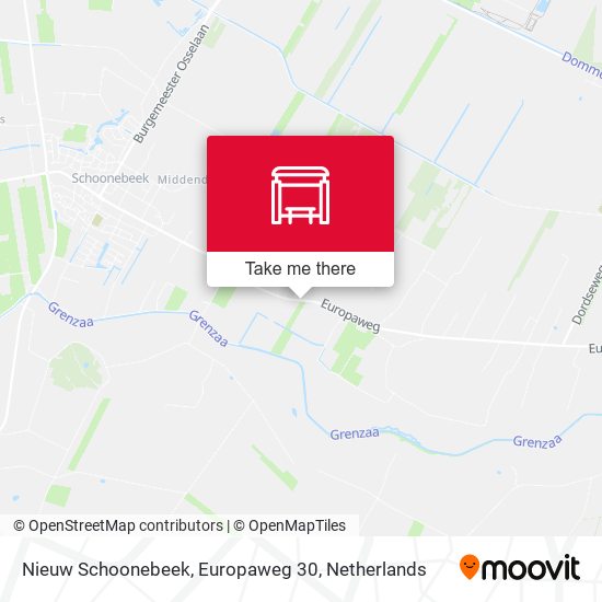 Nieuw Schoonebeek, Europaweg 30 map