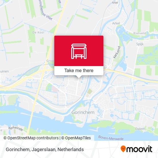 Gorinchem, Jagerslaan map