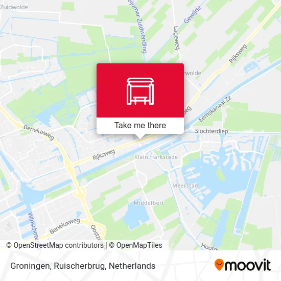 Groningen, Ruischerbrug map