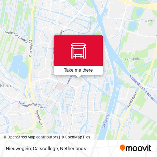 Nieuwegein, Calscollege map