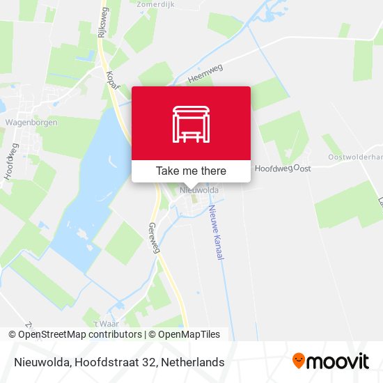 Nieuwolda, Hoofdstraat 32 map