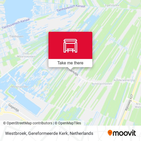 Westbroek, Gereformeerde Kerk map