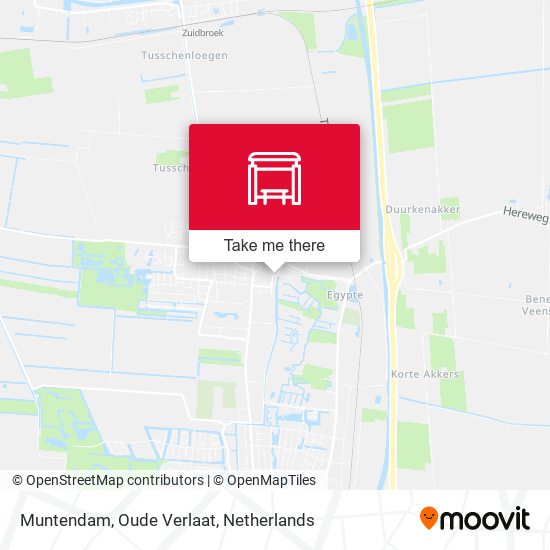 Muntendam, Oude Verlaat map