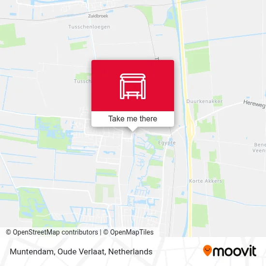 Muntendam, Oude Verlaat map