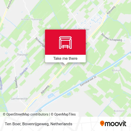 Ten Boer, Bovenrijgeweg map