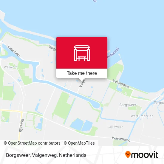 Borgsweer, Valgenweg Karte