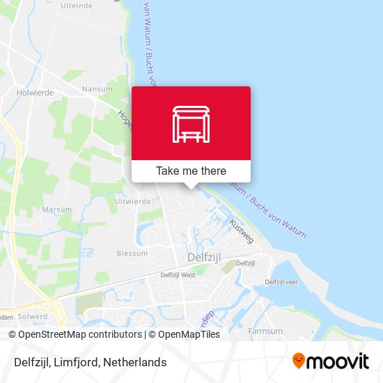 Delfzijl, Limfjord map