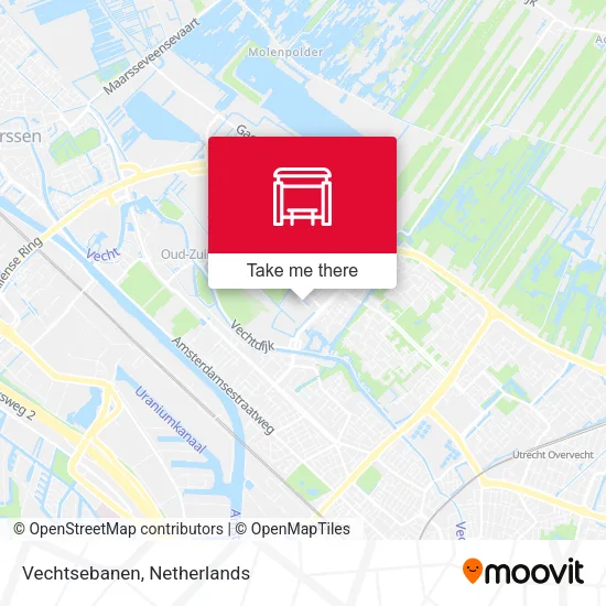 Vechtsebanen map