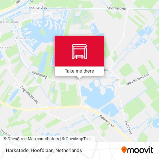 Harkstede, Hoofdlaan map