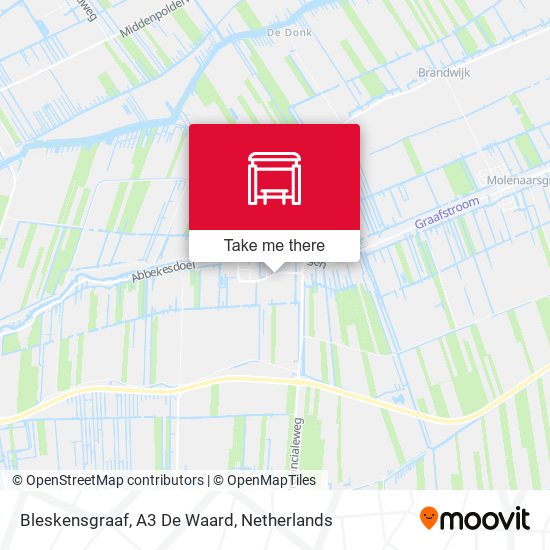 Bleskensgraaf, A3 De Waard map