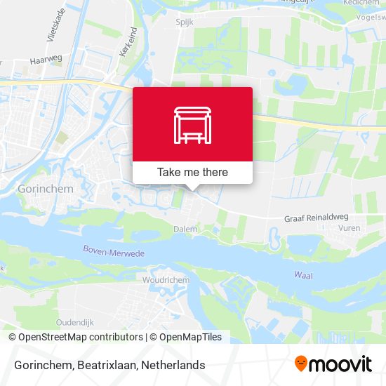 Gorinchem, Beatrixlaan map