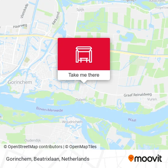 Gorinchem, Beatrixlaan map