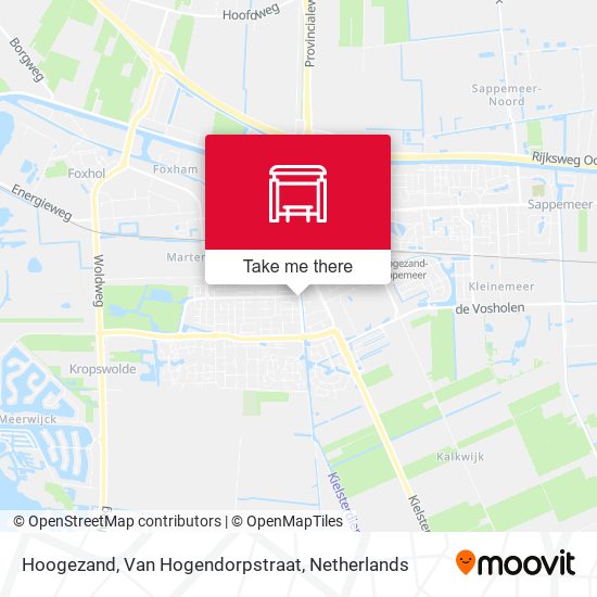 Hoogezand, Van Hogendorpstraat map