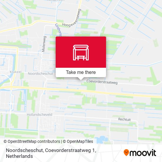 Noordscheschut, Coevorderstraatweg 1 map