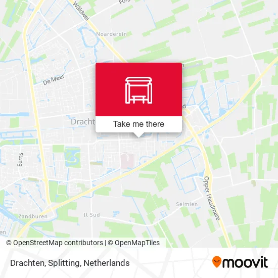Drachten, Splitting map