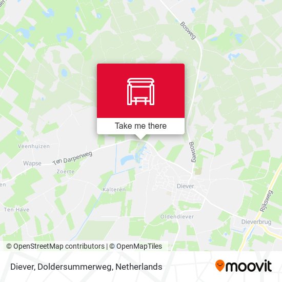 Diever, Doldersummerweg map