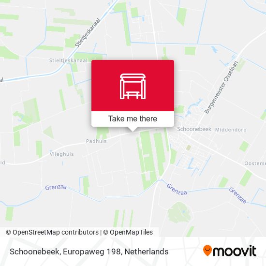 Schoonebeek, Europaweg 198 map