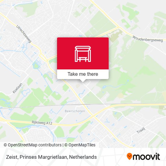 Zeist, Prinses Margrietlaan map