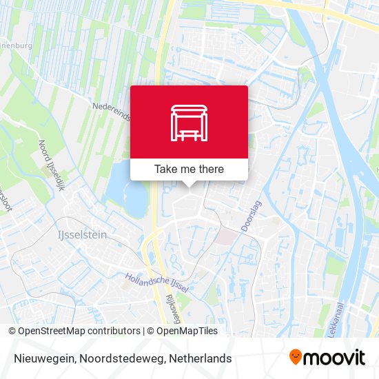 Nieuwegein, Noordstedeweg map