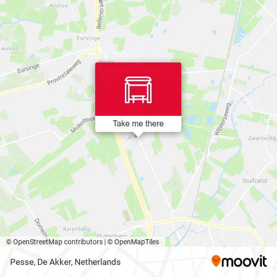 Pesse, De Akker map