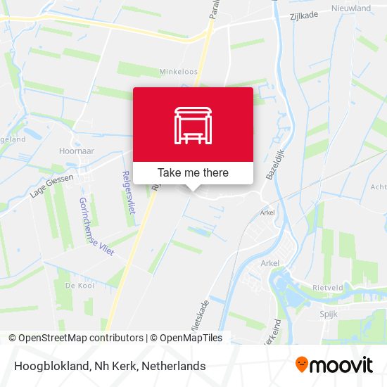 Hoogblokland, Nh Kerk map