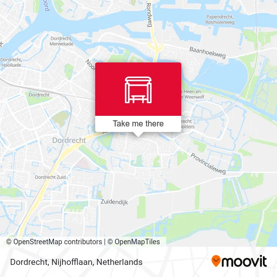 Dordrecht, Nijhofflaan map