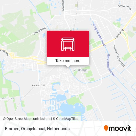 Emmen, Oranjekanaal map