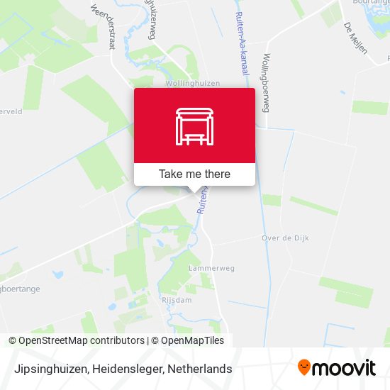 Jipsinghuizen, Heidensleger map