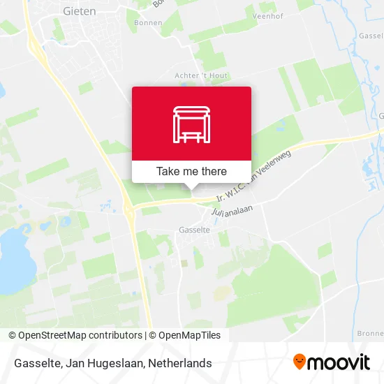 Gasselte, Jan Hugeslaan map