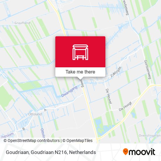Goudriaan, Goudriaan N216 map