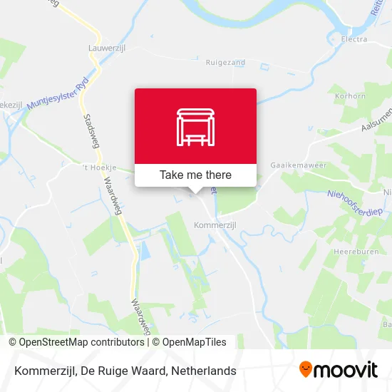 Kommerzijl, De Ruige Waard map