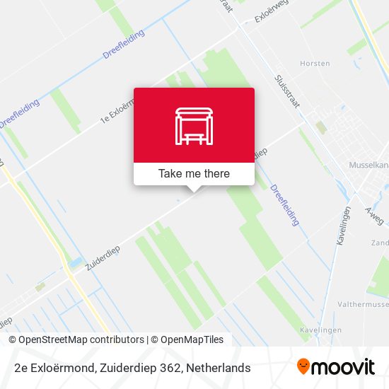 2e Exloërmond, Zuiderdiep 362 map