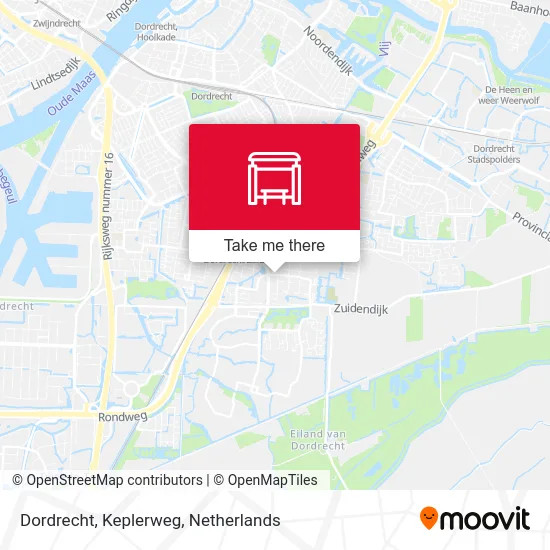 Dordrecht, Keplerweg map