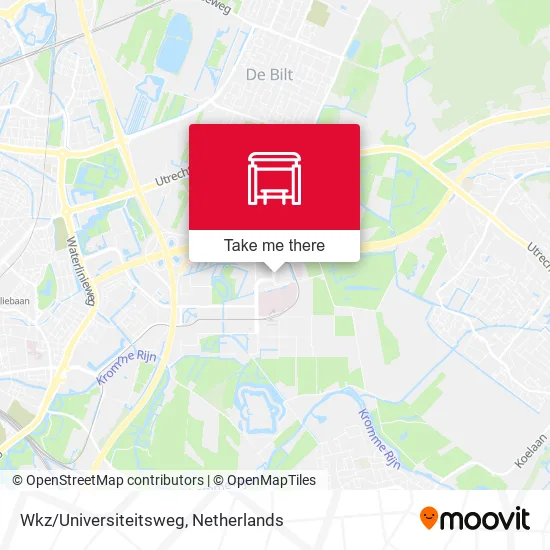 Wkz/Universiteitsweg map