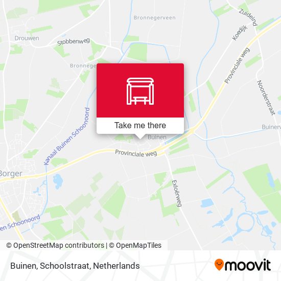 Buinen, Schoolstraat map