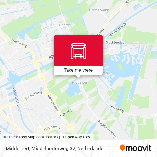 Middelbert, Middelberterweg 32 map