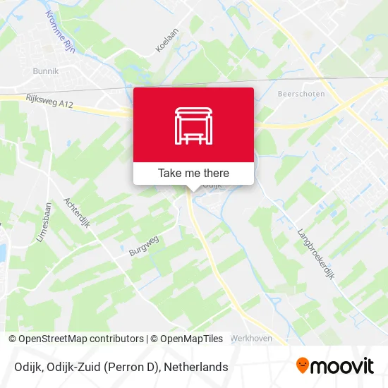 Odijk, Odijk-Zuid (Perron D) map