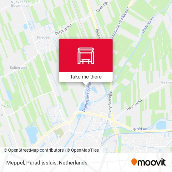 Meppel, Paradijssluis map
