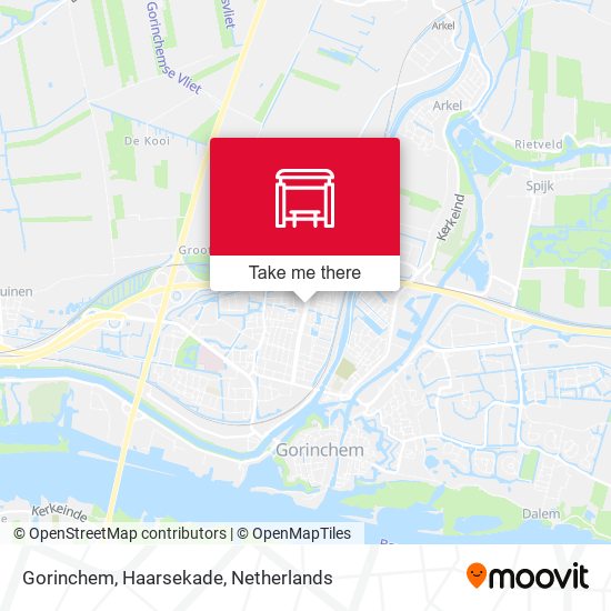 Gorinchem, Haarsekade map