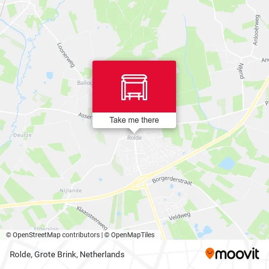 Rolde, Grote Brink map