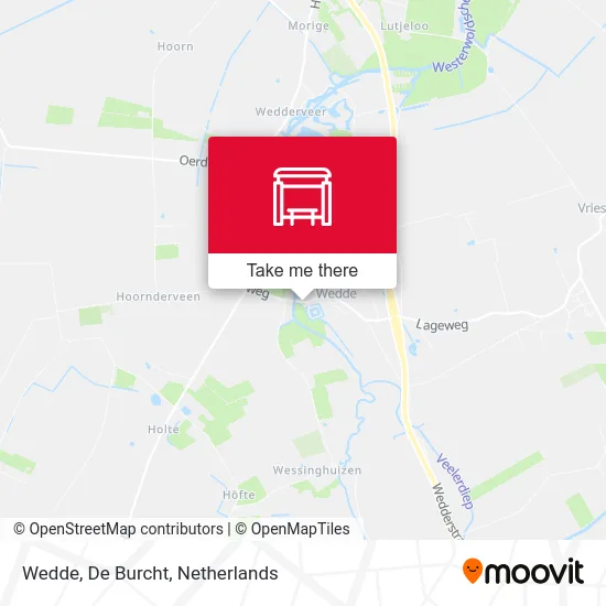 Wedde, De Burcht map