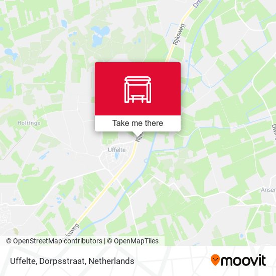 Uffelte, Dorpsstraat map